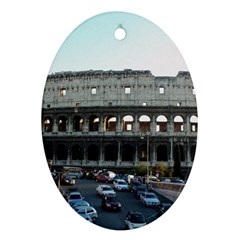 Roman Colisseum Ceramic Ornament (oval) by PatriciasOnlineCowCowStore