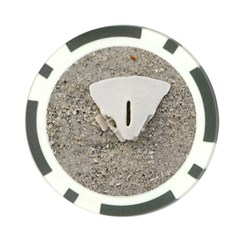 Quarter Of A Sand Dollar 10 Pack Poker Chip by Elanga