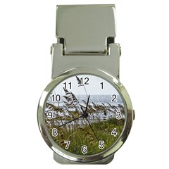 Cocoa Beach, Fl Chrome Money Clip With Watch by Elanga