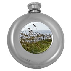 Cocoa Beach, Fl Hip Flask (round) by Elanga