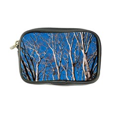 Trees On Blue Sky Ultra Compact Camera Case by Elanga