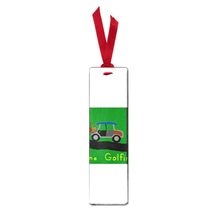 Gone Golfin Small Book Mark