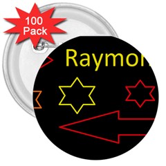 Raymond Tv 100 Pack Large Button (round) by hffmnwhly