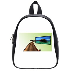 Sony Tv Small School Backpack by anasuya