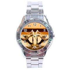 23 Stainless Steel Analogue Watch (round)