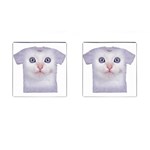 cute cat Square Cuff Links Front(Pair)