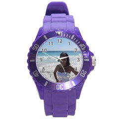 Round Plastic Sport Watch Large by Saya402