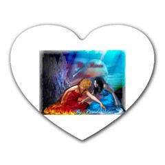 As The River Rises Mouse Pad (heart)