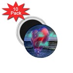 As The Rain Falls 1.75  Button Magnet (10 pack) Front