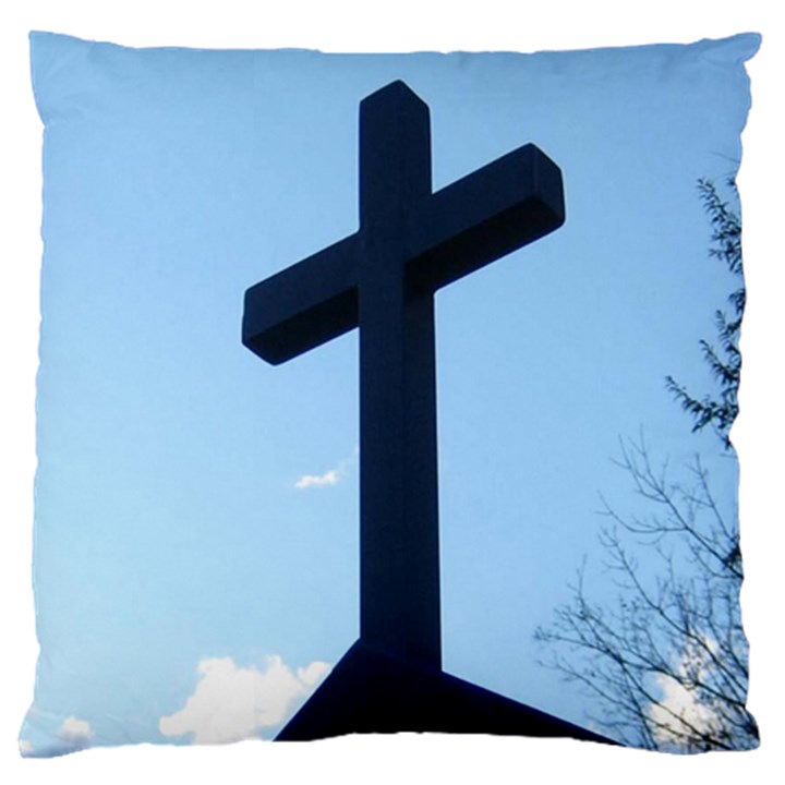 Christian Cross Church jesus christ Large Cushion Case (Two Sides)