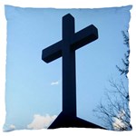 Christian Cross Church jesus christ Large Cushion Case (Two Sides) Back