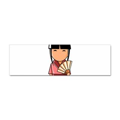 Japanese Geisha Bumper Sticker 100 Pack