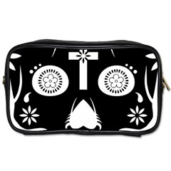 Sugar Skull Travel Toiletry Bag (one Side) by asyrum