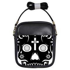 Sugar Skull Girl s Sling Bag