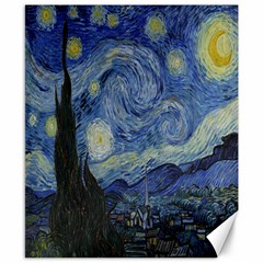 Starry night Canvas 8  x 10  (Unframed)