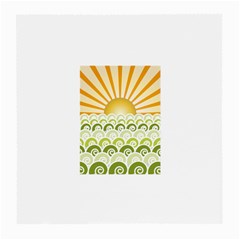 Along The Green Waves Glasses Cloth (medium, Two Sided) by tees2go