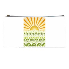 Along The Green Waves Pencil Case by tees2go