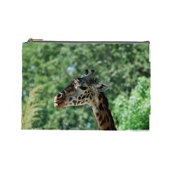 Cute Giraffe Cosmetic Bag (large) by AnimalLover