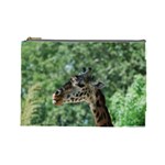 Cute Giraffe Cosmetic Bag (Large) Front