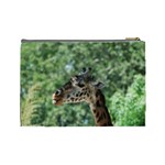 Cute Giraffe Cosmetic Bag (Large) Back