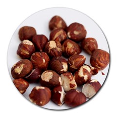 Hazelnuts 8  Mouse Pad (round) by hlehnerer