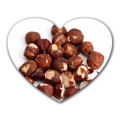 Hazelnuts Mouse Pad (heart) by hlehnerer