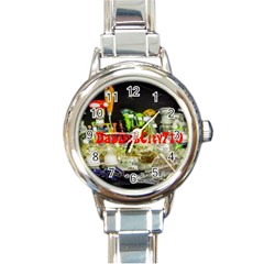 Dabdabcity710 Round Italian Charm Watch