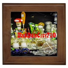 Dabdabcity710 Framed Ceramic Tile