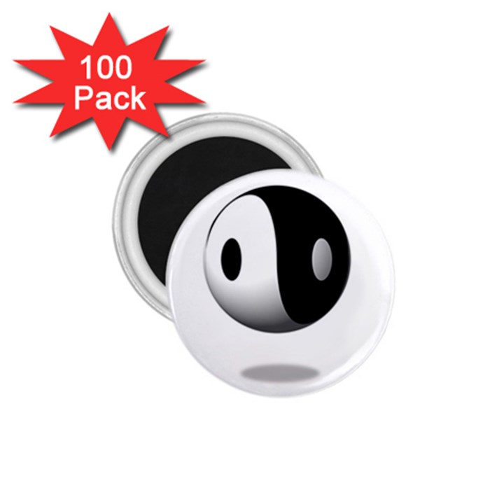 Yin Yang 1.75  Button Magnet (100 pack)