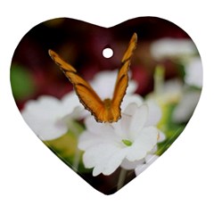 Butterfly 159 Heart Ornament (two Sides) by pictureperfectphotography