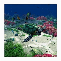 Sea Turtle Glasses Cloth (medium, Two Sides)