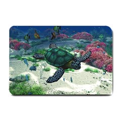 Sea Turtle Small Doormat by gatterwe