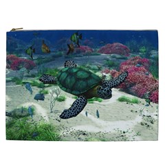 Sea Turtle Cosmetic Bag (xxl)