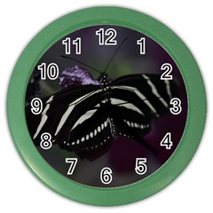 Butterfly 059 001 Wall Clock (color) by pictureperfectphotography