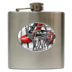 Tt Red Heels Hip Flask by dray6389