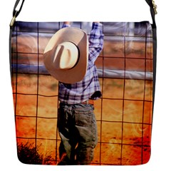 Little Cowboy Flap Closure Messenger Bag (small) by dray6389