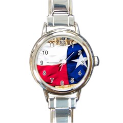 Texas Round Italian Charm Watch by dray6389