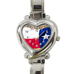 Texas Heart Italian Charm Watch  by dray6389