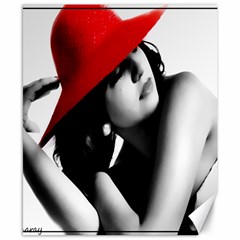 Red Hat Canvas 8  X 10  (unframed)