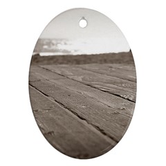 Laguna Beach Walk Oval Ornament