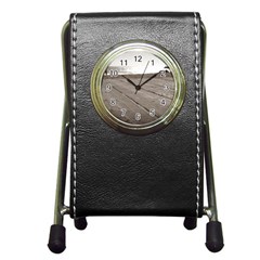 Laguna Beach Walk Stationery Holder Clock by hlehnerer