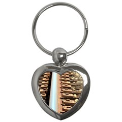 Train Track Key Chain (heart) by hlehnerer