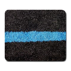 Black Blue Lawn Large Mouse Pad (rectangle) by hlehnerer