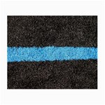 Black Blue Lawn Glasses Cloth (Small, Two Sided) Front