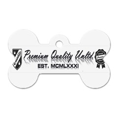 Banner Dog Tag Bone (one Sided)