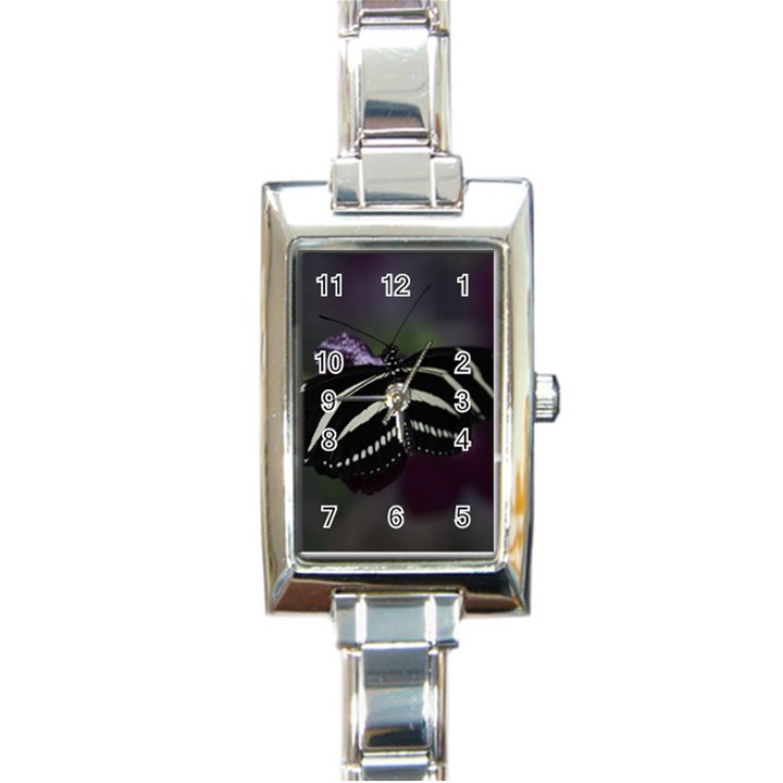 Butterfly 059 001 Rectangular Italian Charm Watch