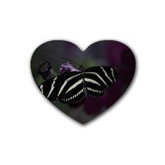 Butterfly 059 001 Drink Coasters (heart)