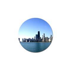 Chicago Skyline Golf Ball Marker 4 Pack by canvasngiftshop