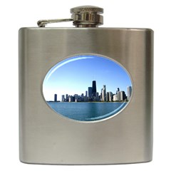 Chicago Skyline Hip Flask by canvasngiftshop