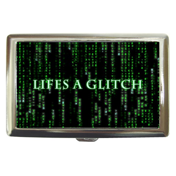 Lifes A Glitch Cigarette Money Case